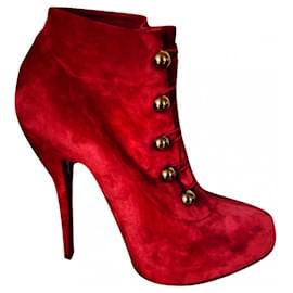 Christian Louboutin-Fife Boots 120-Red