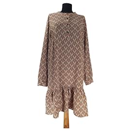 Robe Ichi Multicolore Polyester Taille L Multicolore