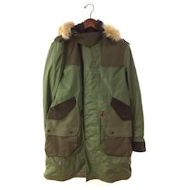 Junya Watanabe-JUNYA WATANABE COMME des GARCONS Mod Coat / M / Nylon / GRN / WN-C003-051-1-3 / Nylon Taffeta Coating x Nylon Taffeta Kill-Green