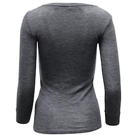 Vince-Vince Pull Over Sweater in Grey Cashmere-Grey