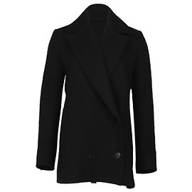 By Malene Birger Melinda Coat in Black Wool Black