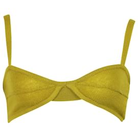 Khaite-Bralette Khaite Eda en cachemir amarillo-Amarillo