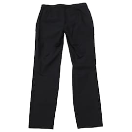 Theory-Pantalones capri de sastre en algodón negro Theory-Negro