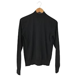 Céline-[Used] CELINE Sweater (thin) / S / wool / BLK-Black