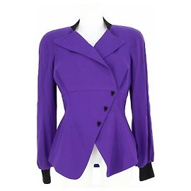 Chaqueta morada de Thierry Mugler Morado oscuro