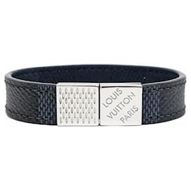 Louis Vuitton-[Occasion] Louis Vuitton LOUISVUITTON bracelet brassiere pull it damier graffiti garnitures métal argenté-Autre