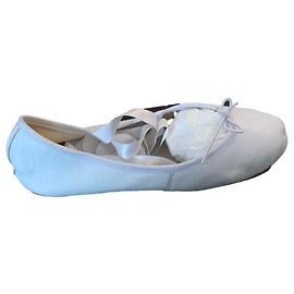 Repetto white with satin strap White