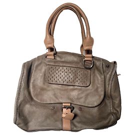 Longchamp Balzane leather handbag khaki Khaki