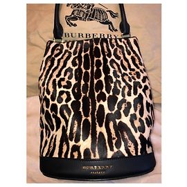 Burberry Prorsum Saco de balde Estampa de leopardo