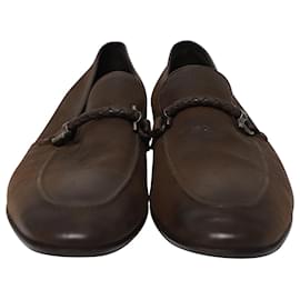 Salvatore Ferragamo-Salvatore Ferragamo Loafers in Brown Leather-Brown
