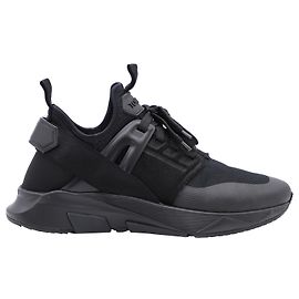 Tom Ford Jago Sneakers in Black calf leather Leather Black