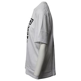 Vêtements-Camiseta Vetements Bar Code de algodón blanco-Blanco
