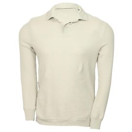 Polo manica lunga Loro Piana in cotone grigio Grigio