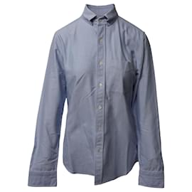 Tom Ford-Tom Ford Slim Fit Shirt in Light Blue Cotton-Blue,Light blue