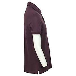 Loro Piana-Loro Piana Short Sleeve Polo Shirt in Purple Cotton-Purple