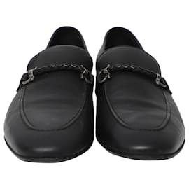 Salvatore Ferragamo-Salvatore Ferragamo Tai Loafers in Black Calf Leather-Black