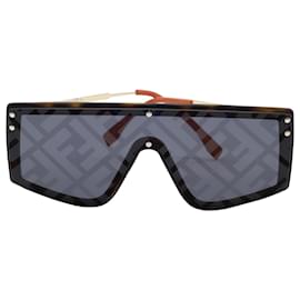 Fendi-Fendi Fabulous FF M0076/G/S Sunglasses in Black Acetate-Black