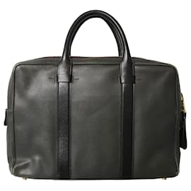 Tom Ford-Tom Ford Buckley Briefcase in Olive Green Leather-Green,Olive green