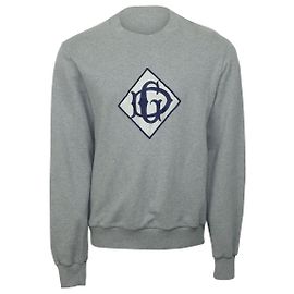 Dolce & Gabbana Sweatshirt mit DG-Logo aus grauer Wolle Grau