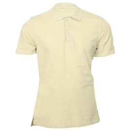 Tom Ford-Tom Ford  Pique Polo Shirt in Tan Cotton-Brown,Beige