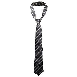 Brunello Cucinelli Corbata a Rayas en Seda Gris Gris