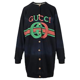 Gucci-Gucci chaqueta reversible con G entrelazada-Multicolor