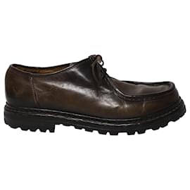 Autre Marque-Officine Creatives Volcov 001 Derby Shoes in Brown Leather -Brown
