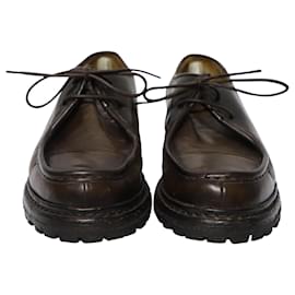 Autre Marque-Officine Creatives Volcov 001 Derby Shoes in Brown Leather -Brown