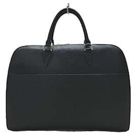 Louis Vuitton-LOUIS VUITTON Sorbonne_Epi_Creel Black / Noir / Leather / BLK / Key / Lock included / Corner threaded / M54512-Black