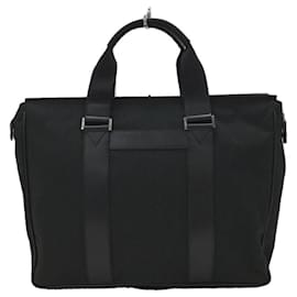 Salvatore Ferragamo-Salvatore Ferragamo Briefcase / canvas / black-Black