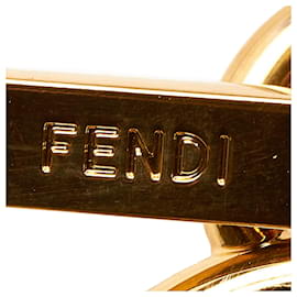 Fendi-Fendi Yellow Fur Pom-Pom Key Chain-Yellow