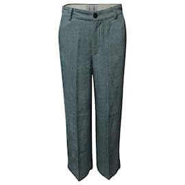 Forte Forte-Forte Forte Dress Pants in Blue Viscose-Blue