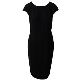Robe fourreau Max Mara en triacétate noir Noir