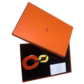 Hermès Collar de hermes Naranja