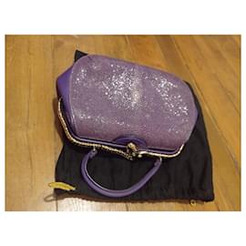 Bulgari-Serpenti hypnotic top handle bag-Purple