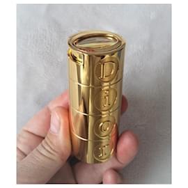 Dior-1990's - Spray de ouro recarregável 7,5 ml de DIOR-Dourado,Gold hardware