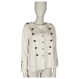Twin Set New cotton jacket with tag Eggshell