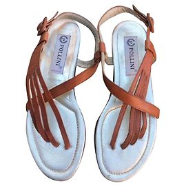 Sandales, spartiates Pollini 39 cuir camel Caramel