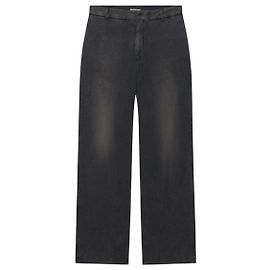 Balenciaga - Calça Slim Worn-Out em jersey vintage preto Preto