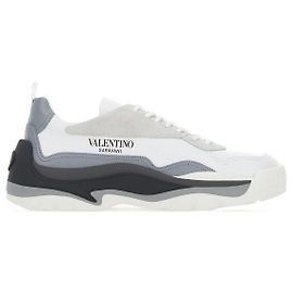 Valentino Garavani - Baskets Gumboy en cuir multicolore Gris