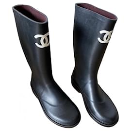 Chanel Boots Black