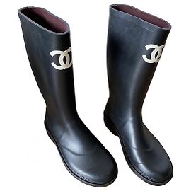 Chanel botas Negro