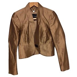 Giacca in seta Tara Jarmon Cognac Cognac
