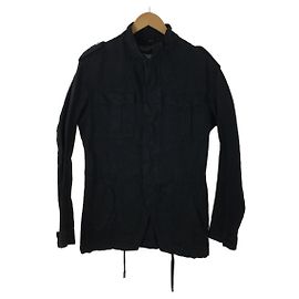 John Galliano Jacket / 50 / cotton / black / plain Black