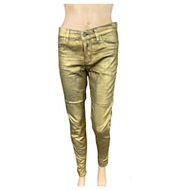 J Brand-Jeans-Dourado