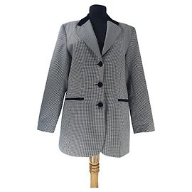 By Malene Birger Houndstooth Blazer Black White Black White