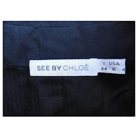 See by Chloé-See By Chloé t jacket 40-Black