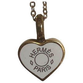 Pendentif Hermès cœur Blanc