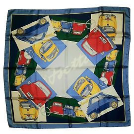 Autre Marque Sciarpa in seta BMW Isetta Rossa Gialla Blu Navy Rosso Giallo Blu navy