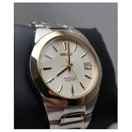 Autre Marque-Seiko - Perpetual Calendar SGP Bezel Quartz Men - 8F32-0130 - wrist watch-Multiple colors